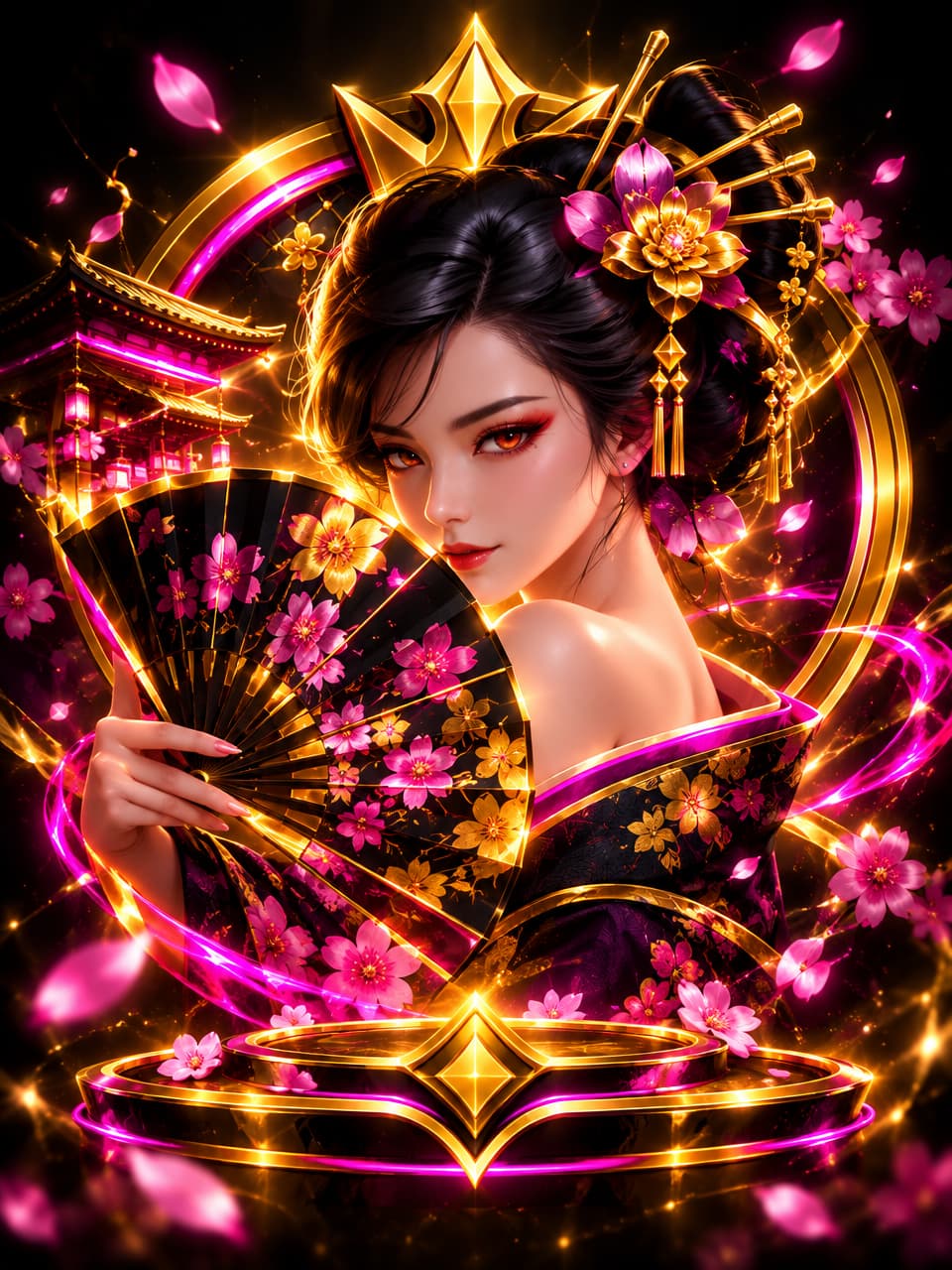 ภาพเกม PG Geisha S Revenge ที่ออกแบบใหม่สำหรับ pk789 - พีเค789